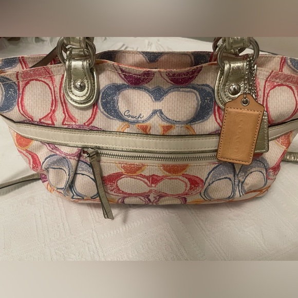 Coach Poppy Dream C Rocker Multicolor Satchel - Picture 11 of 16